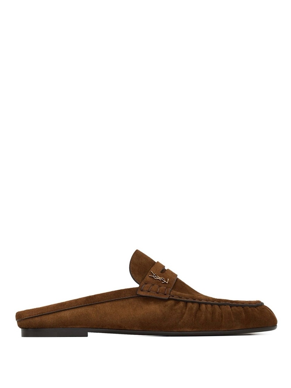 Saint Laurent Le Loafer 05 MOC Velvet Dark Havana sz 40 - Picture 4 of 11